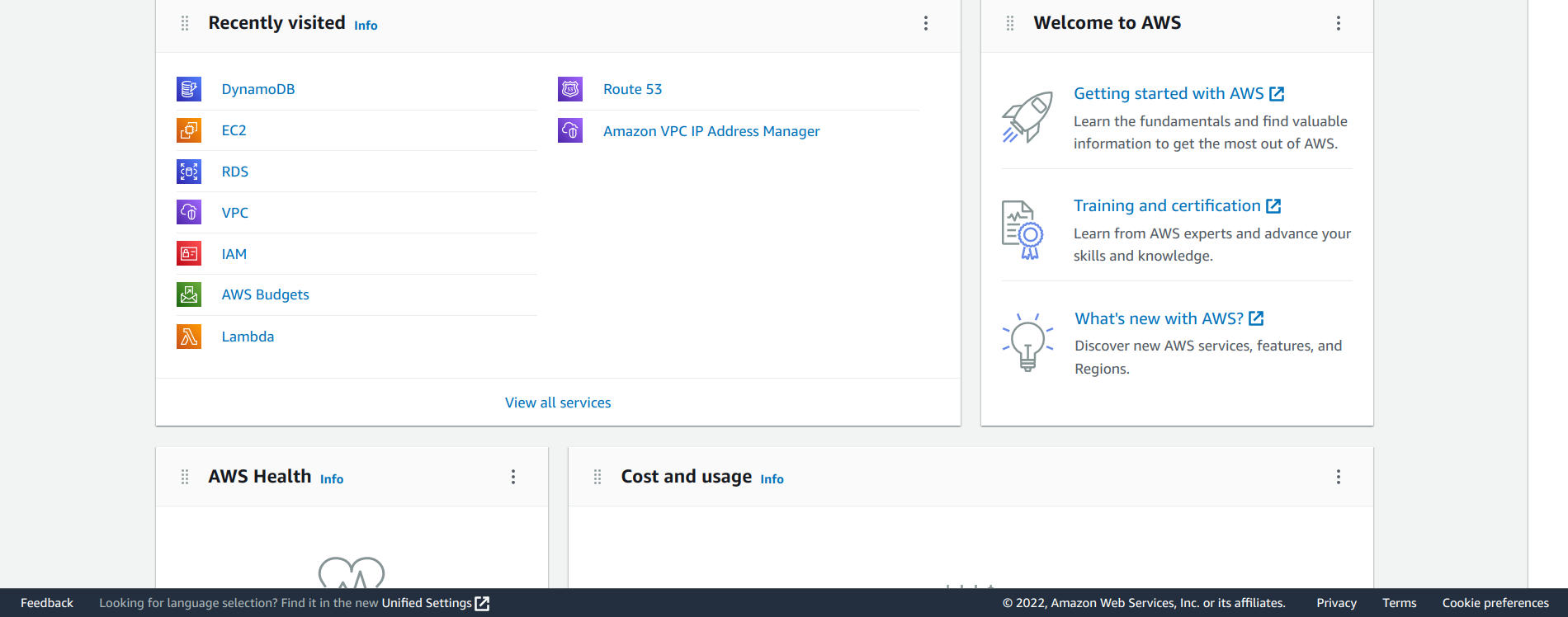 AWS Console