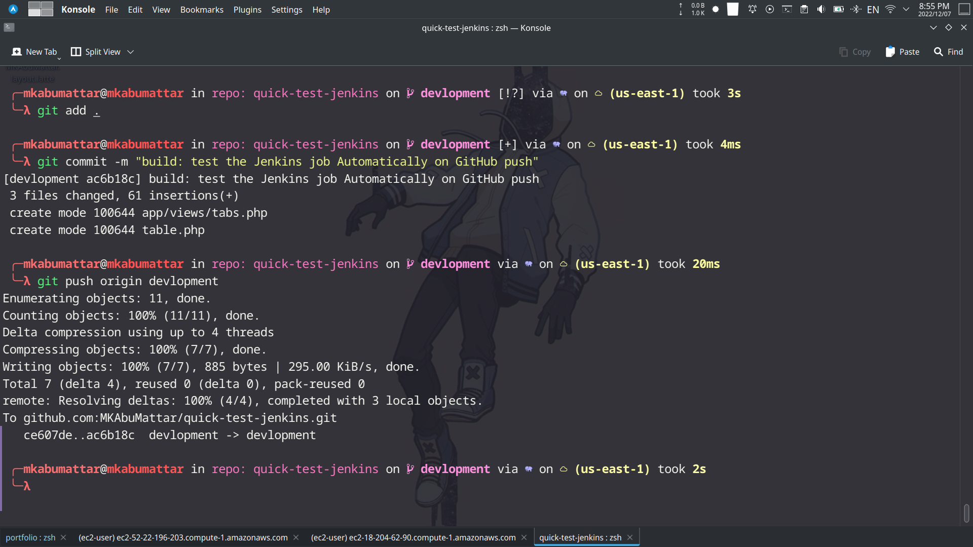 GitHub push